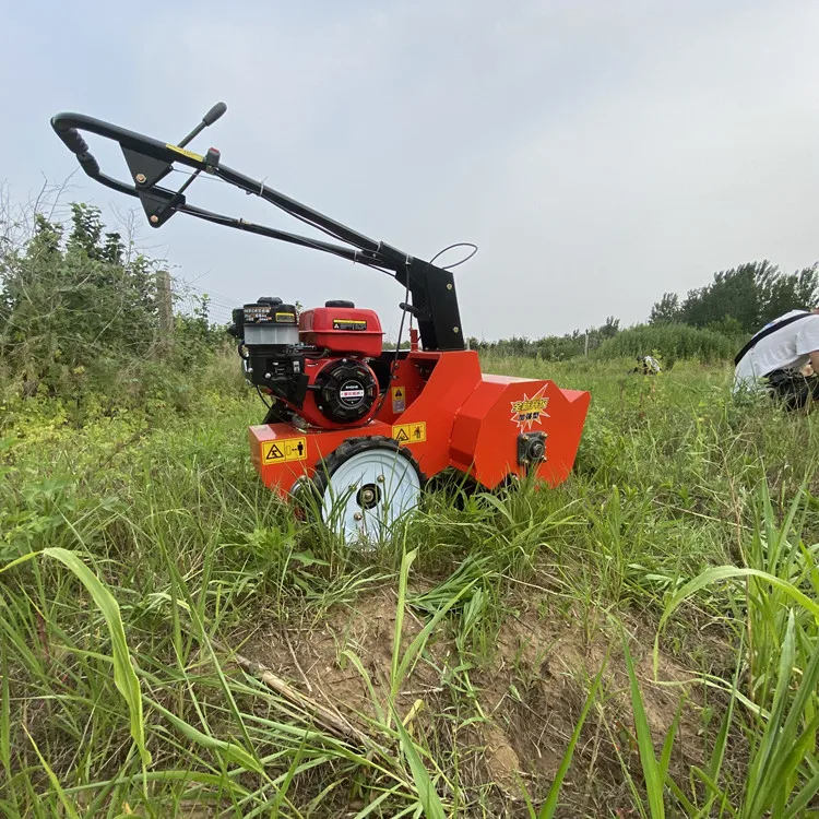 Diesel Self-Propelled Lawn Mower High Power Weeder 7.5hp Wasteland Tall Grass Weeder