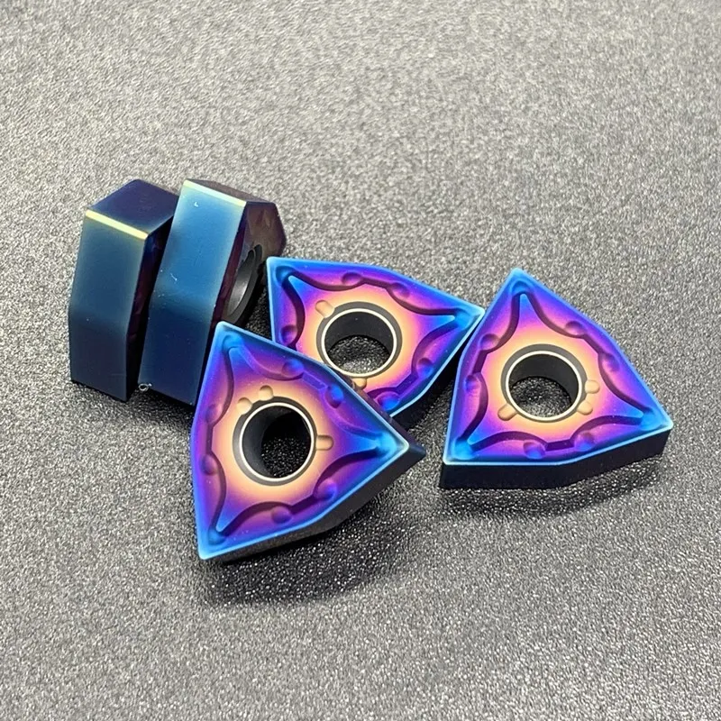 High Quality Carbide WNMG080408/WNMG080404 Turning Tool Blue Flame Series CNC Milling Blades mop holder garden tool holder dual