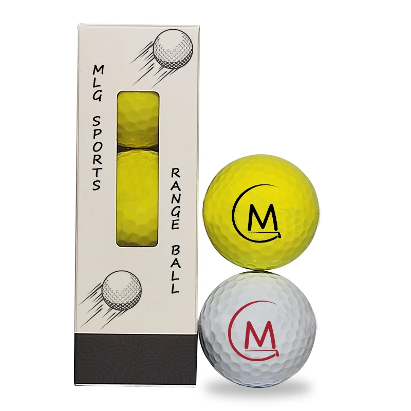 High Quality Custom logos Soft Urethane Durable Surlyn Golf Balls Color