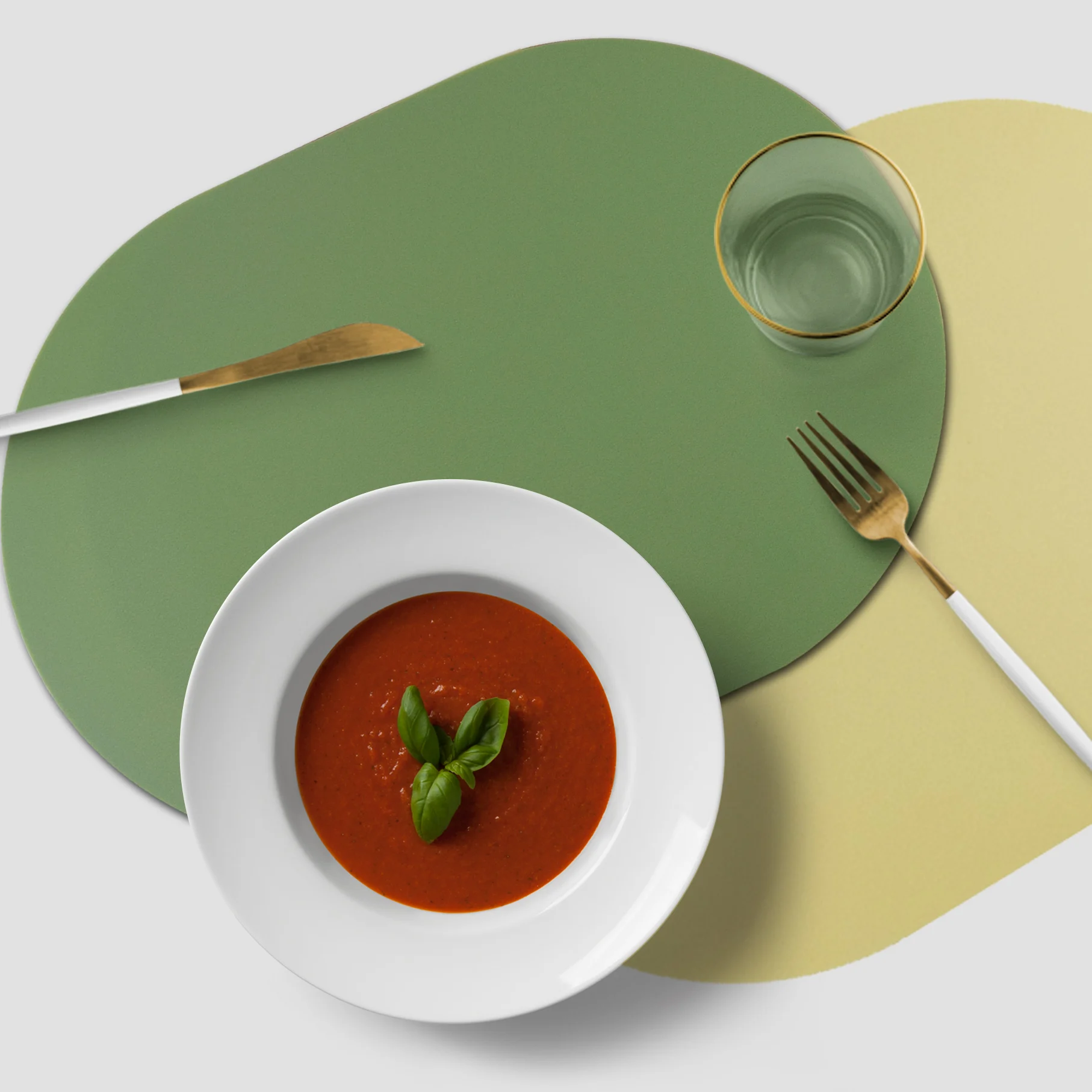 High Quality Place Mats Table Placemat Silicone Place Mats for Decor