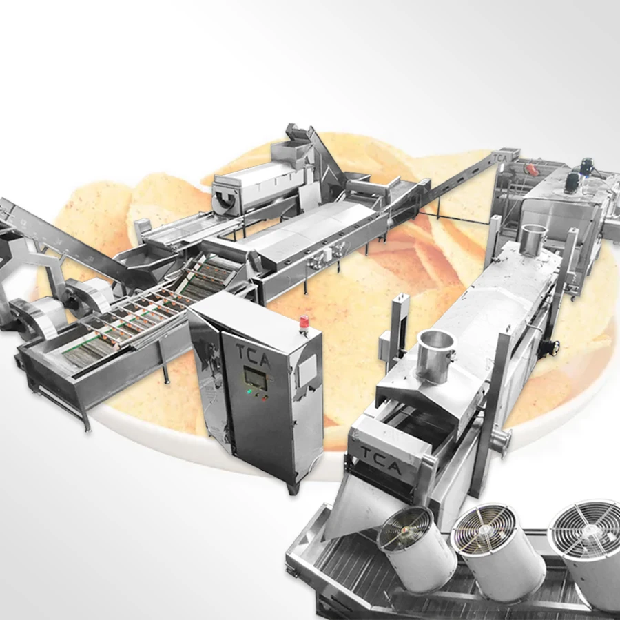TCA automatic Potato Chips Production Line Price Finger Potato Chips Making Machine