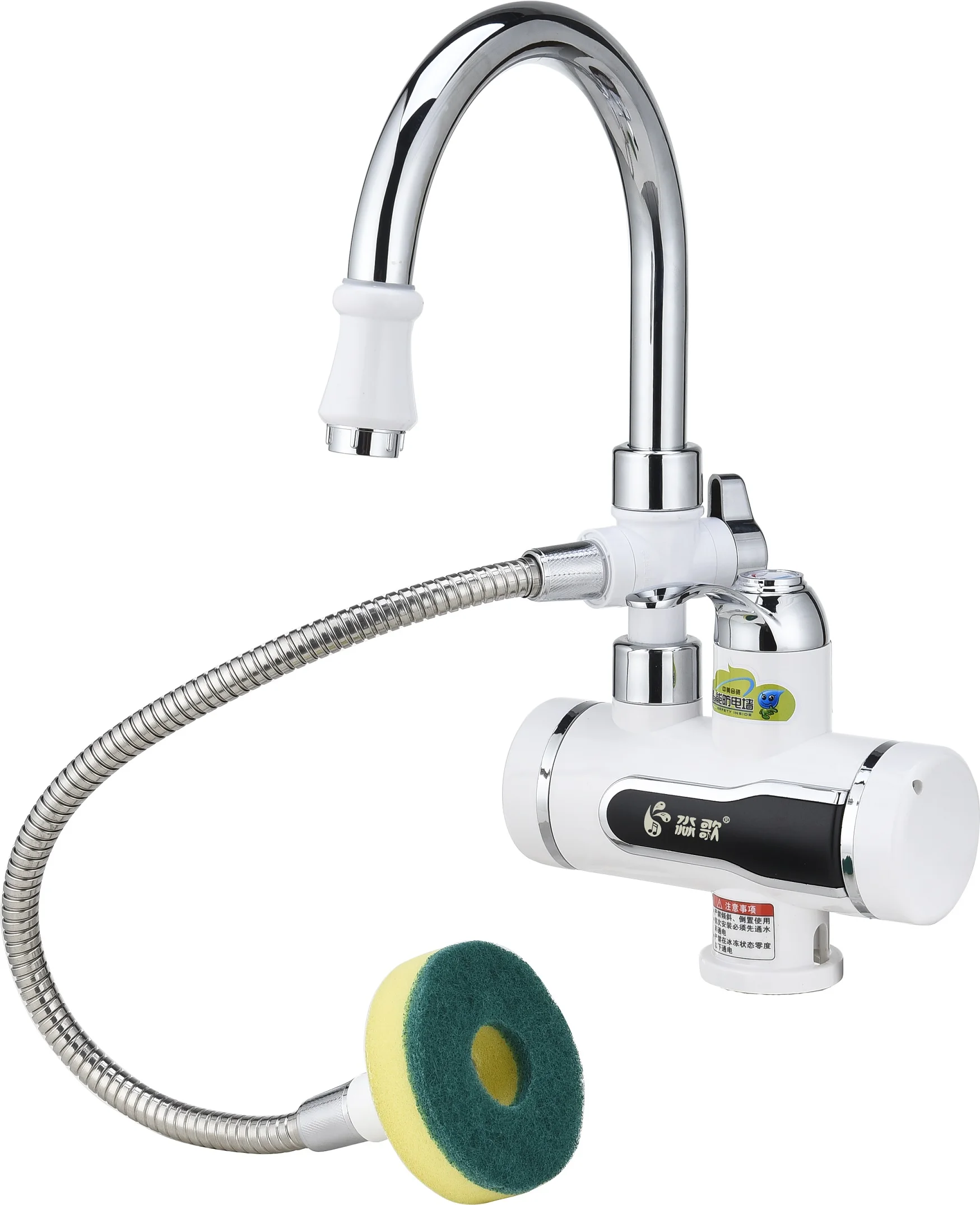 GF16DW New Design 220V 3000W electric dishwasher hot water kitchen faucet hot water tap electric water faucet