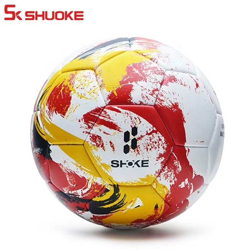 Best Quality Personalized Rubber Bladder Solid Color standard soccer ball