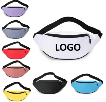 Высокое качество модные оптовый заказ принтованное лого OEM Спорт бег Водонепроницаемый ремень fanny pack поясные сумки для женщин