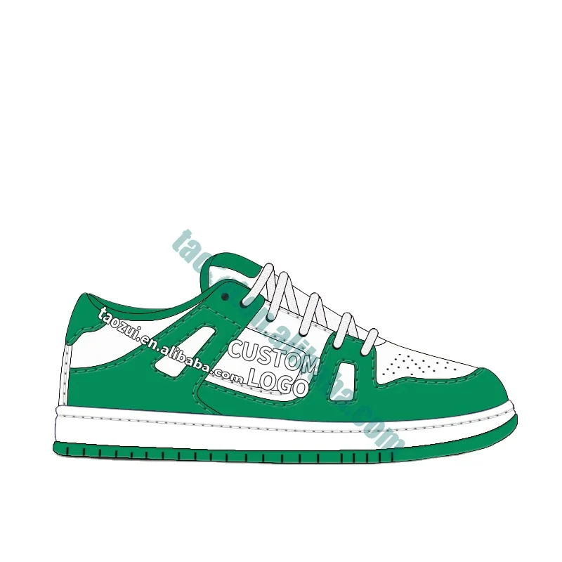 OEM/ODM Manufacturers Original Customized Logo Genuine Leather SB Low Sneakers Design Skateboard Casual Men Custom Shoes