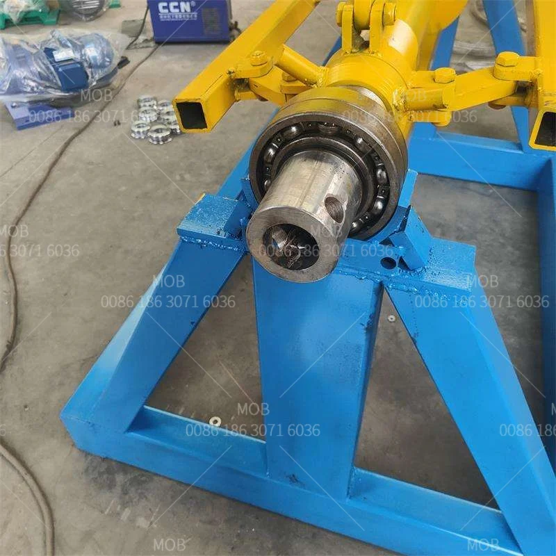 Unwind Shaft Metal Steel Coil Single Mandrel Uncoiler Manual Decoiler For Punch Press
