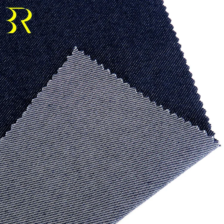 
Hot Selling Twill Cotton Polyester Spandex Knitted Durable Stretch Denim Fabric For Trousers 