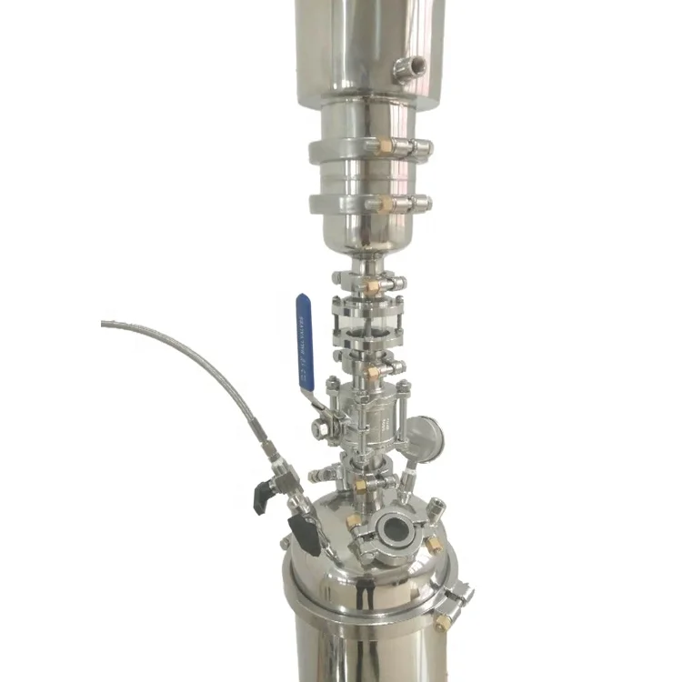 2lb closed loop extractor Systems with 8in recovery tank and diptube