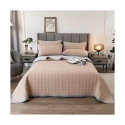 New arrival  Solid Color Summer Quilts Bed Covers sofa blanket Bed Linen Quilted Bedspread