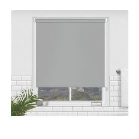 Smart home electronic rolling shutter windows curtains vertical blind fabric sunshade curtain wooden motorised rolling curtains