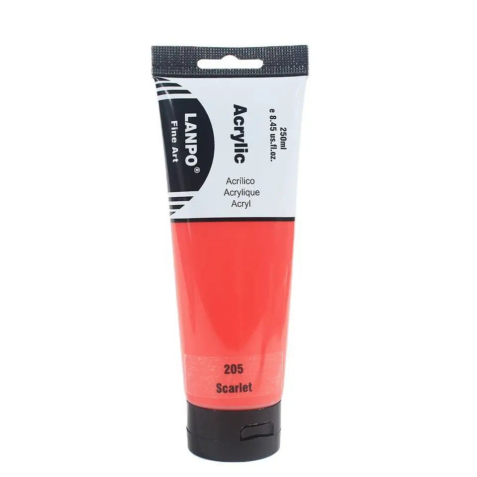 LANPO 250ml Student Acrylic Paint Acrylic color high quality