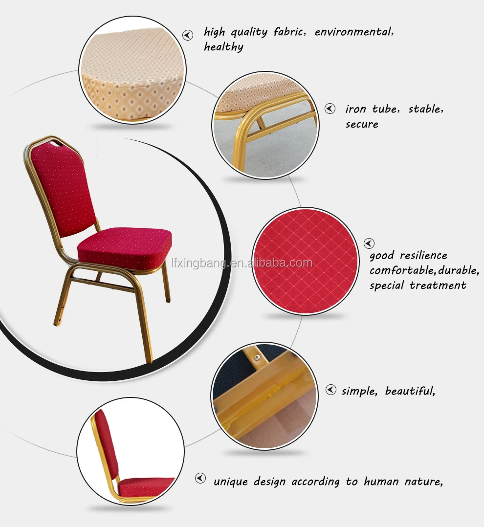 
Cheap Stacking hotel restaurant used price steel banquet chair 