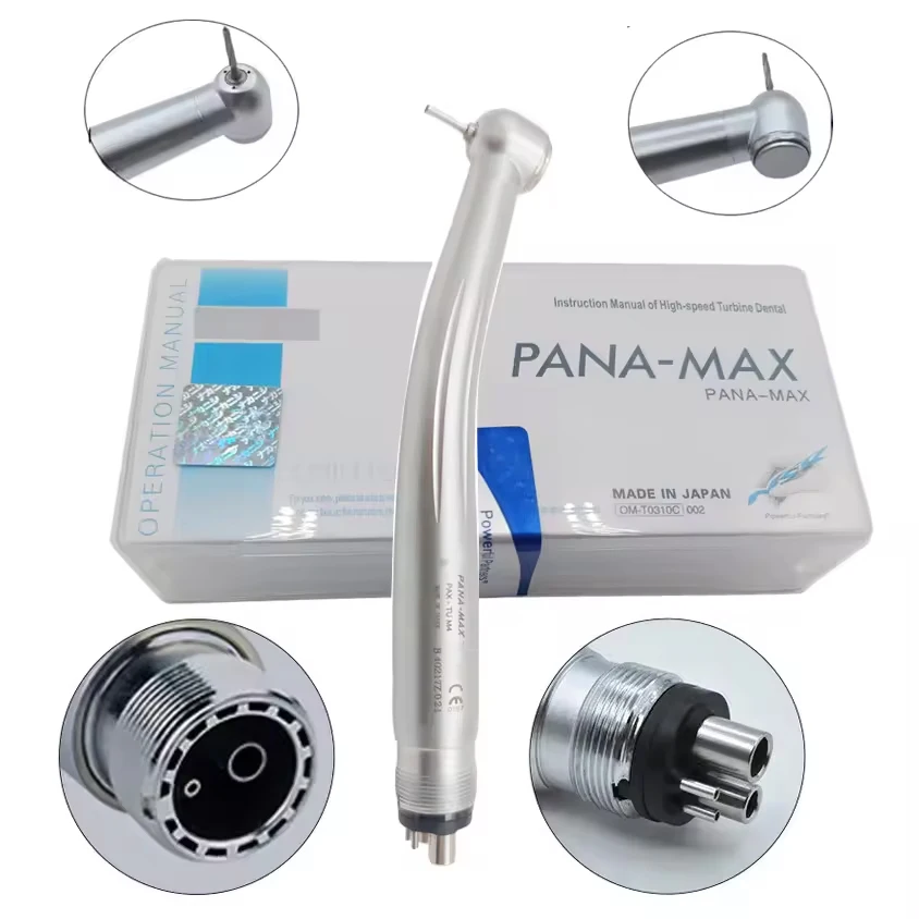 Promotion Dental handpiece Max1 M4 B2 Torque Push High Speed Ceramic Bearing Single Water 3 Way Air Turbine
