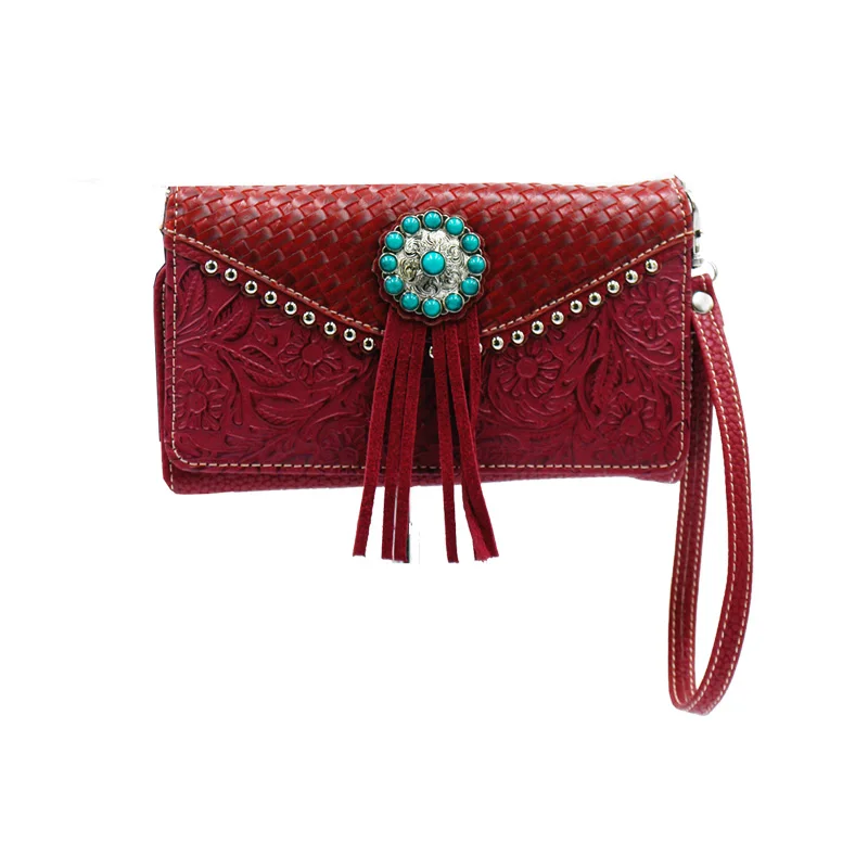 Wholesale Custom turquoise western Women Cowgirl Purses
