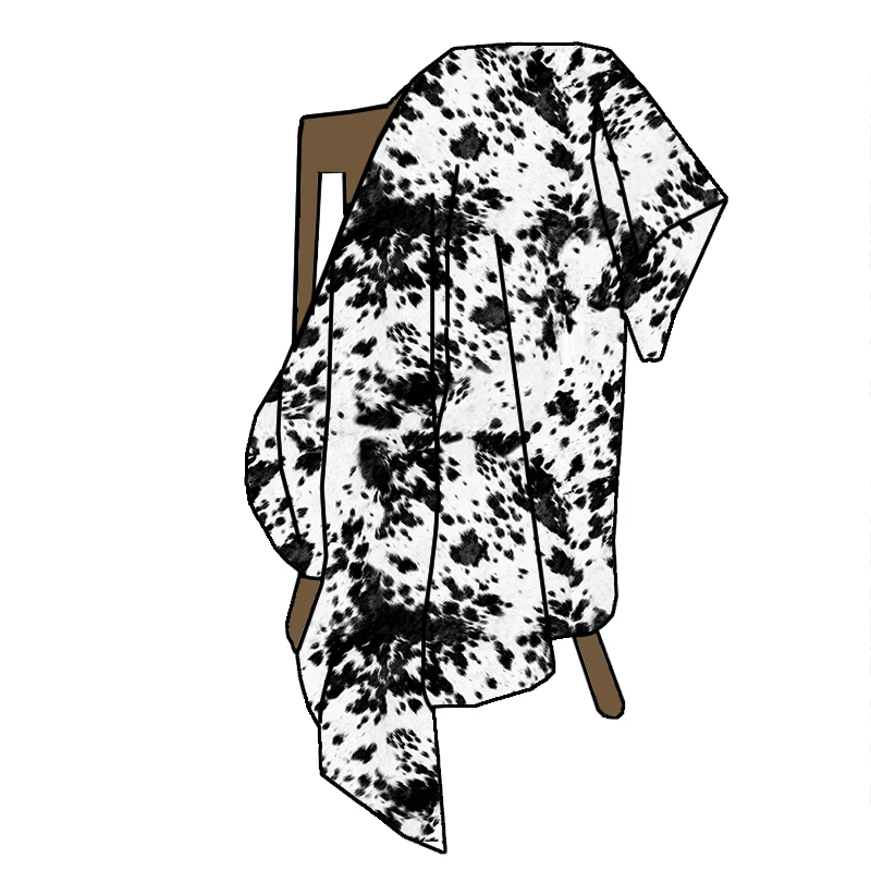 New Arrival Kids Blankets Comfy Fabric Super Cozy Custom Size Print Christmas Western Blankets