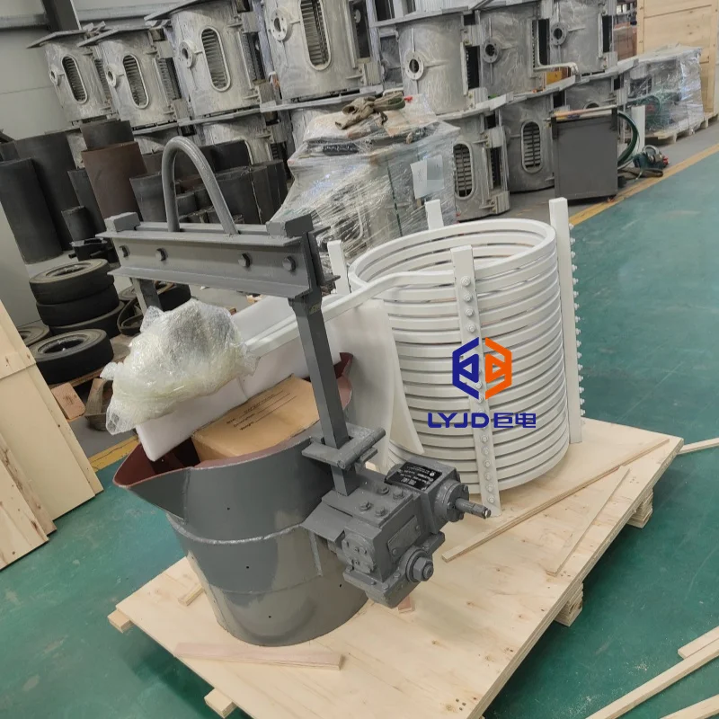 industrial electricity inductance coil for 6Ton medium frequency induction melting furnace