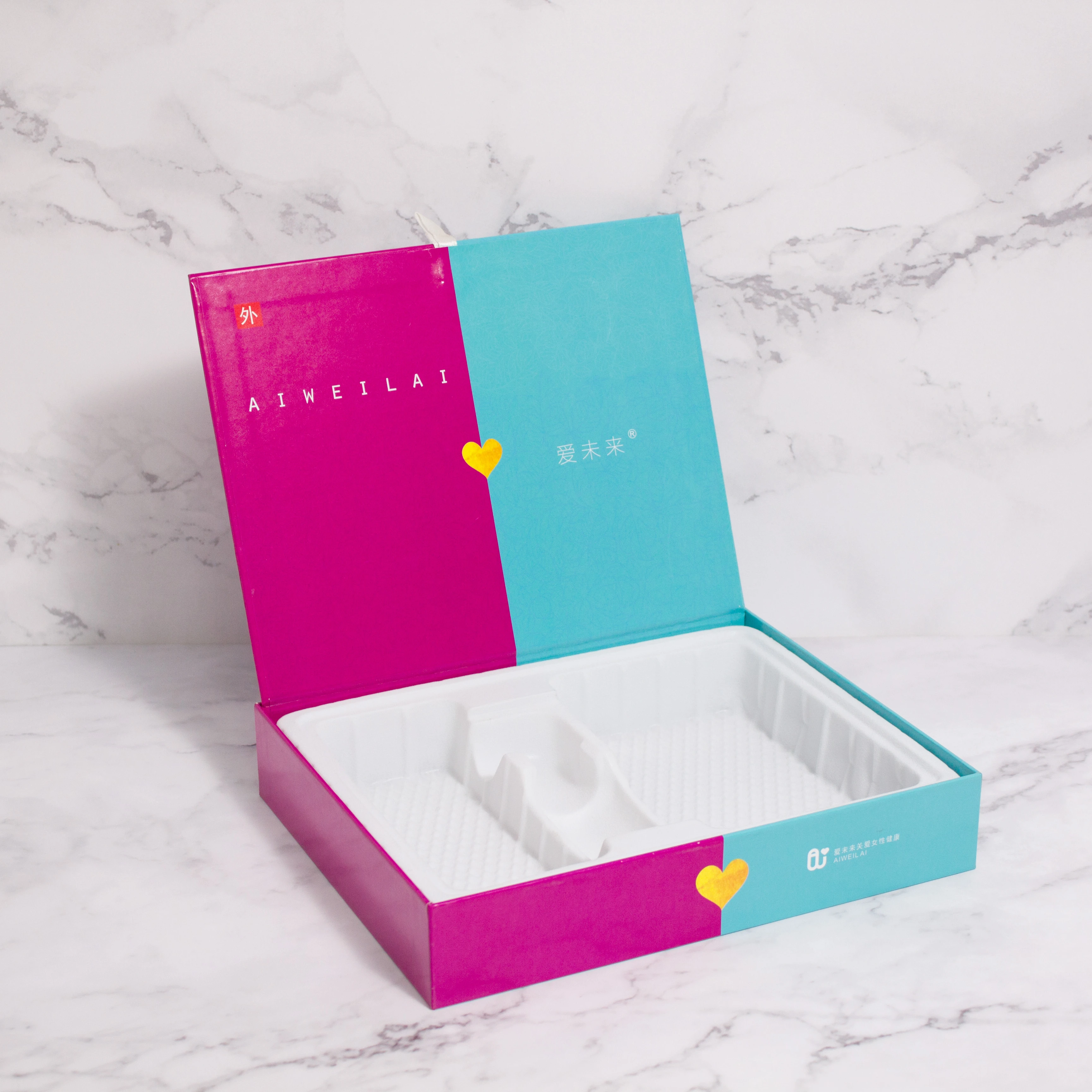 Custom design White cardboard creative box packaging cosmetic perfumr bottle decorative book shaped boxes