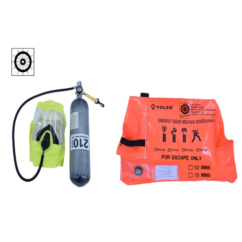 New Design Customized SOLAS/MED approved Emergency Escape Breathing Device (EEBD) manufacturers From China