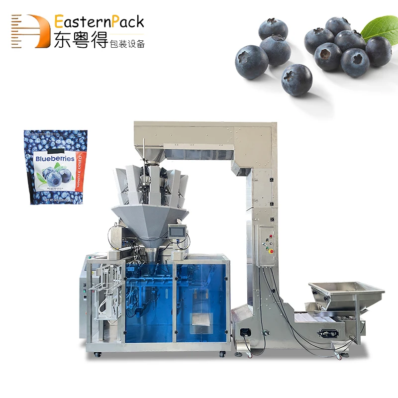 Dried Blueberry Machine Coconut Chips Broad Bean Machinery For Packaging