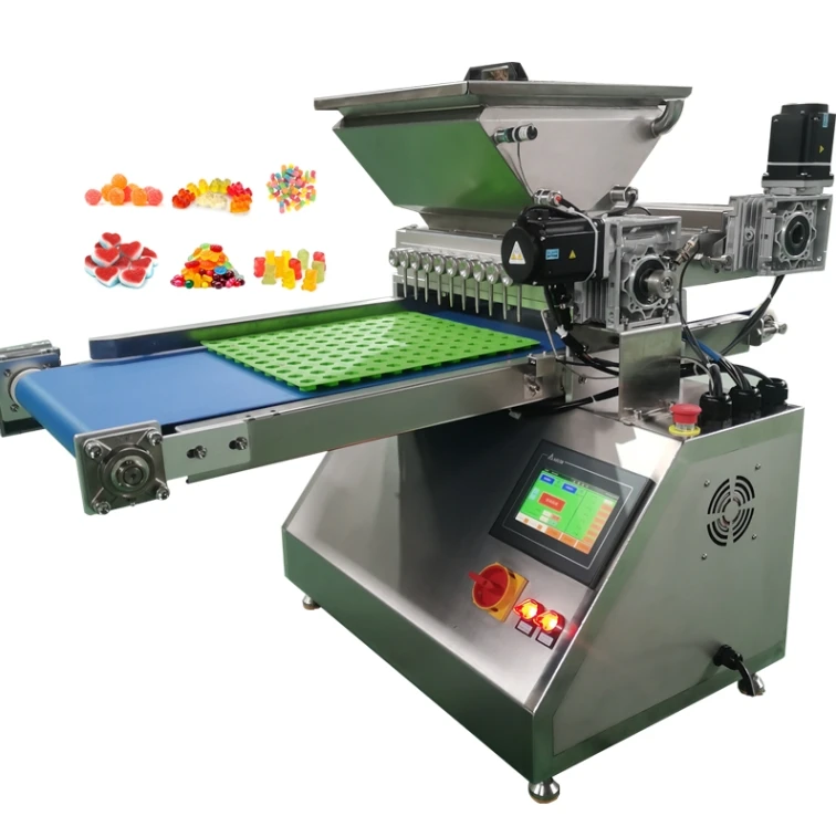 Hard Lollipop Soft Fruit Jelly Fish Shape Die Form Production Candy Make Machine Full Automatic