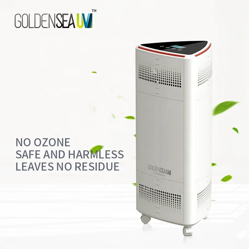 
GOLDENSEAUV 800m3/h indoor large space far uvc without ozone air refresher air purifier machine 