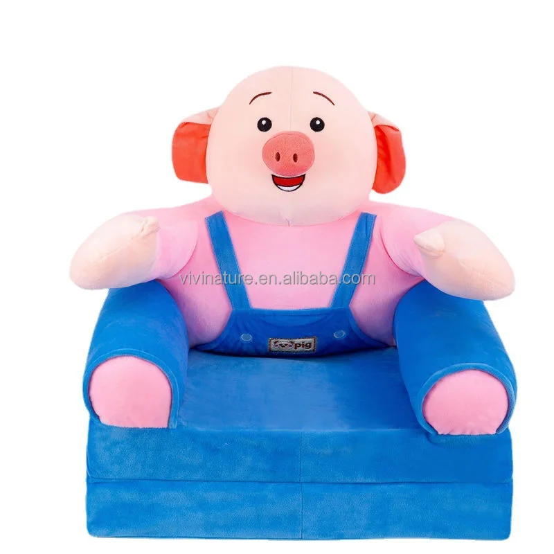 Big Size Floor Bed with Animal Style and Floor Chair