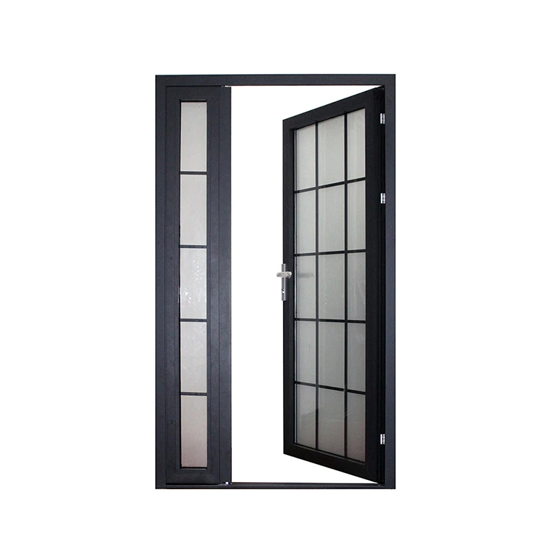 Double Design PVC Hinged Patio Interior Bathroom Flat Exterior Door