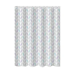 Shower Curtain Bath Mat Set Model Bathroom Fabric New Printing Waterproof Bathroom Window Curtain Cloth Shower Curtains Modern