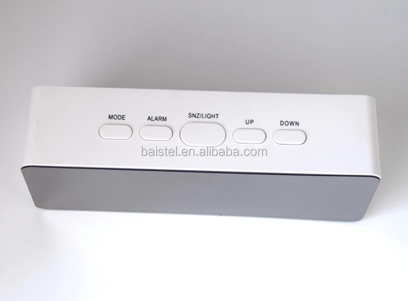 Digital Alarm clock with temperature Snooze Functions With USB LED mirror Clock