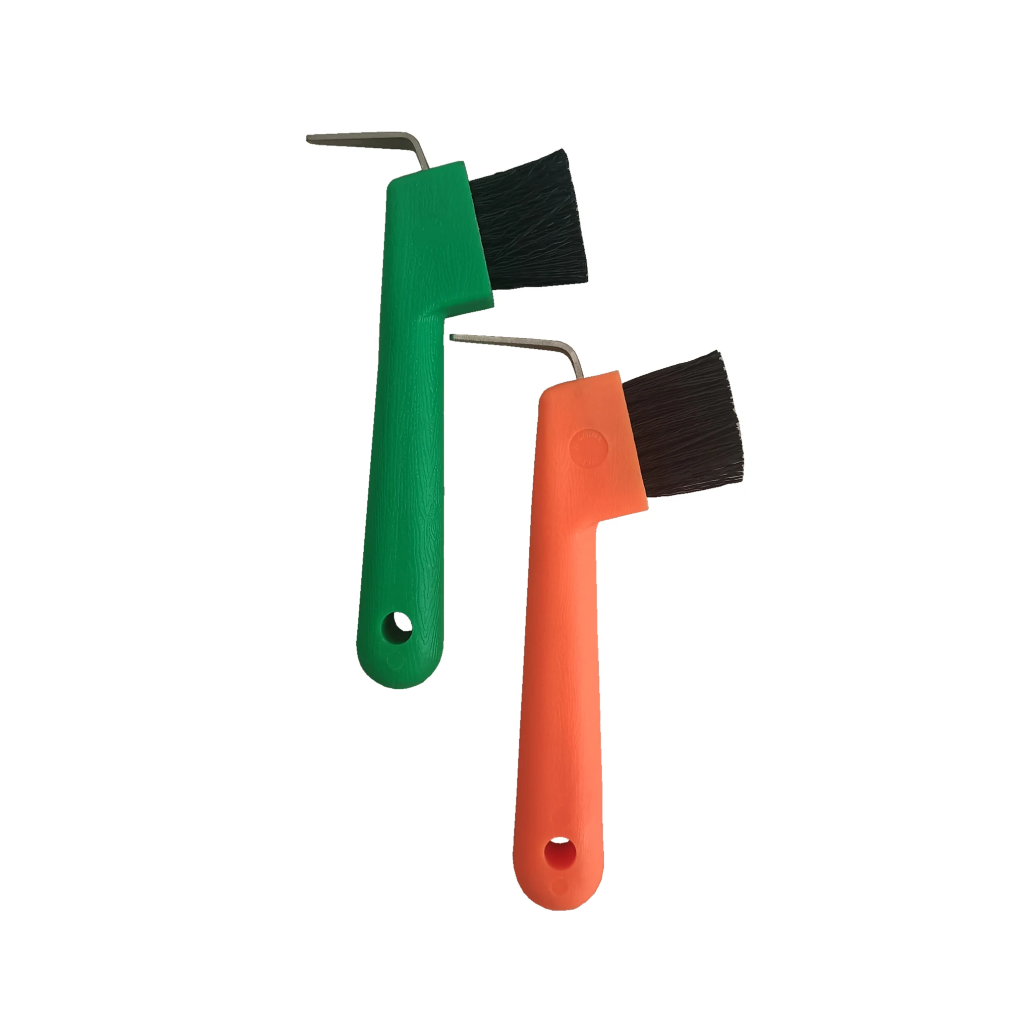 Horse Grooming Equipment Tool plastic Hoof Pick Brush Cleaning Shedding Tool For Horseshoes