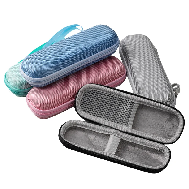 Pouch Bag For Pencil Carrying EVA Hard Shell Case Travel Storage Translator Scan Pen Organizer Cable Charger Mesh Elastic Holder