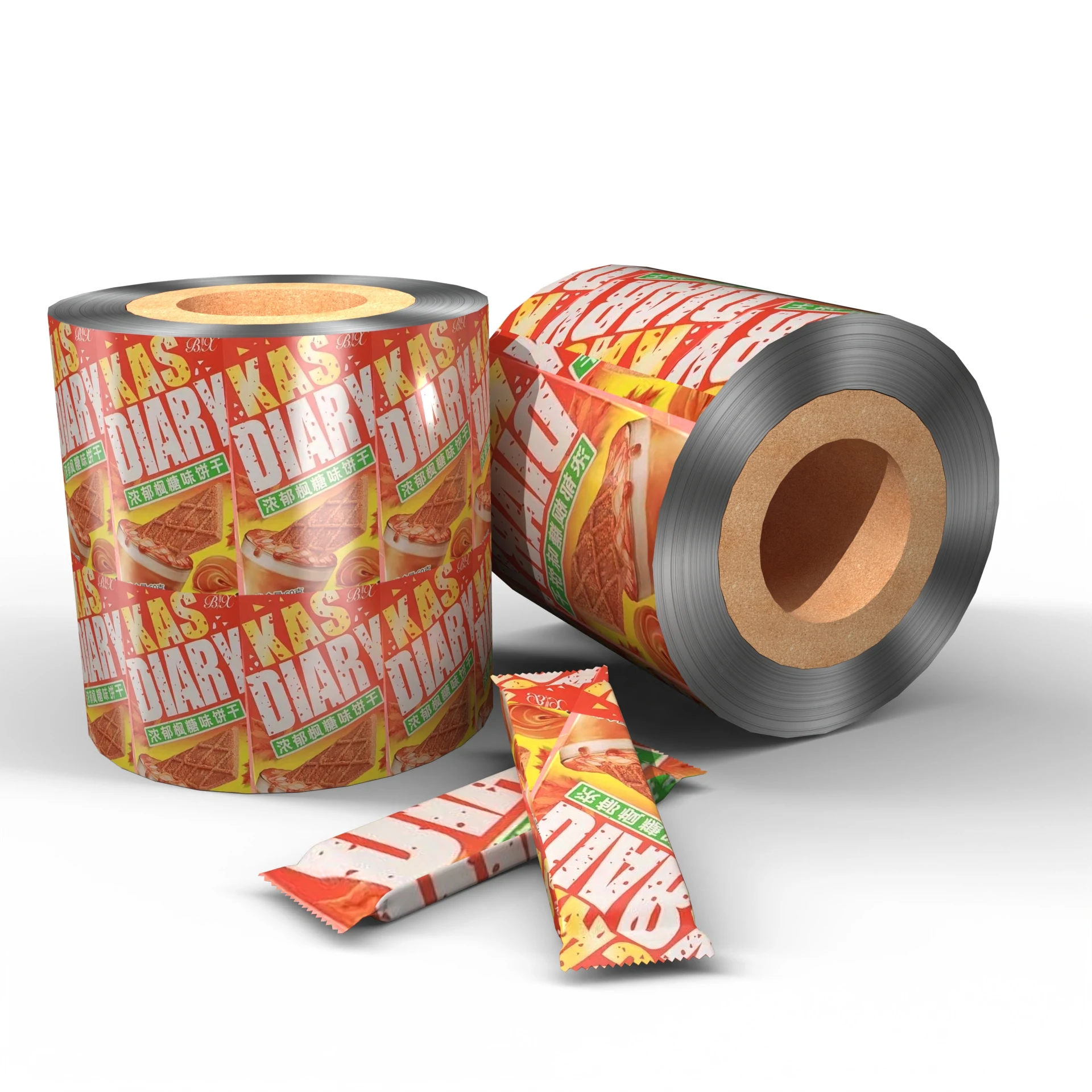 Food Packaging Film Roll Composite Layer Automatic Packaging Film Roll Plastic Packaging Candy Roll Film