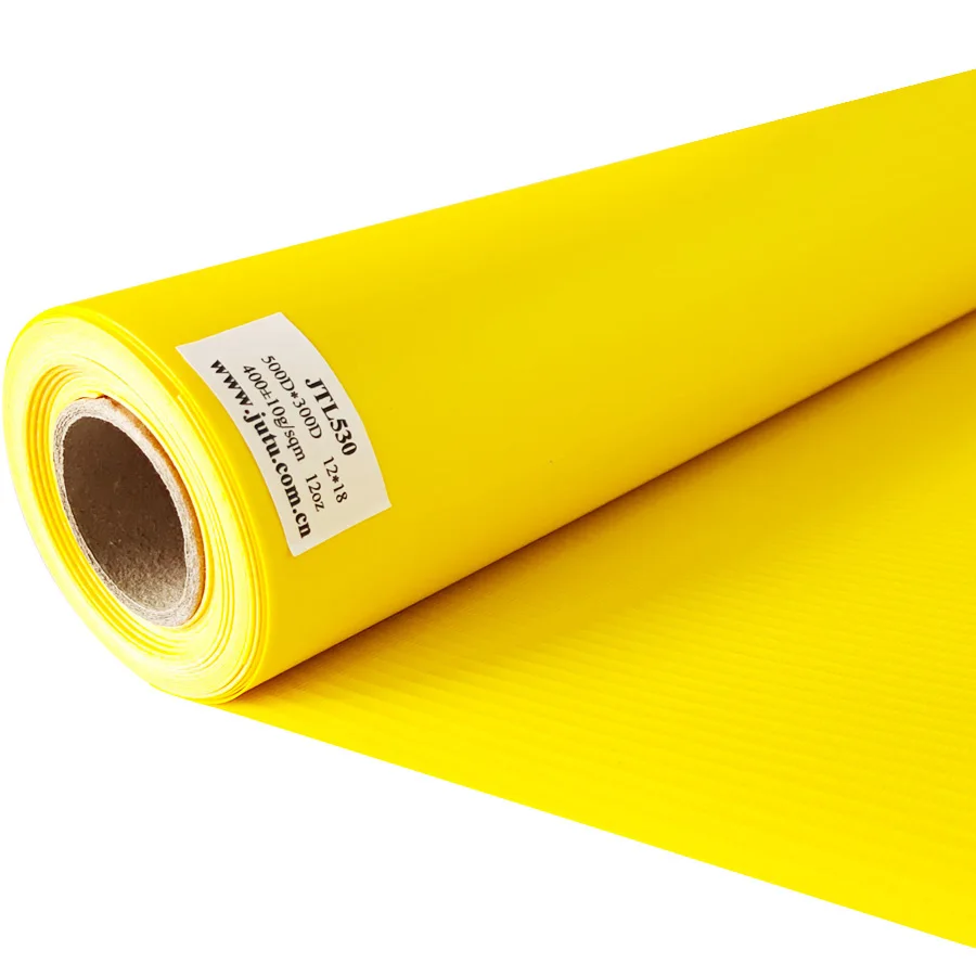 Factory 18oz waterproof high quality PVC coated polyester fabric tarpaulin manufacturer price