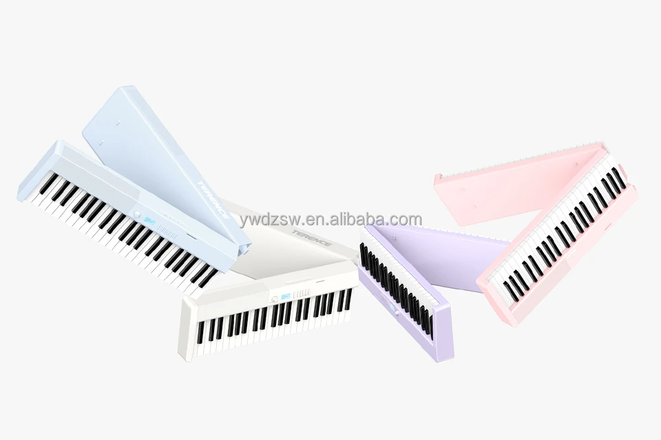 Теренс V30 поддержка Midi Usb интерфейс Bluetooth складной 88 клавиши фортепианная клавиатура полноразмерное полувесное складное пианино