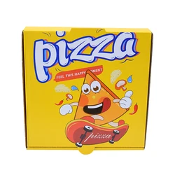 Wholesale High Quality Cheap Custom Logo Portable Thick Recycled Corrugated Delivery Baking Pizza Box