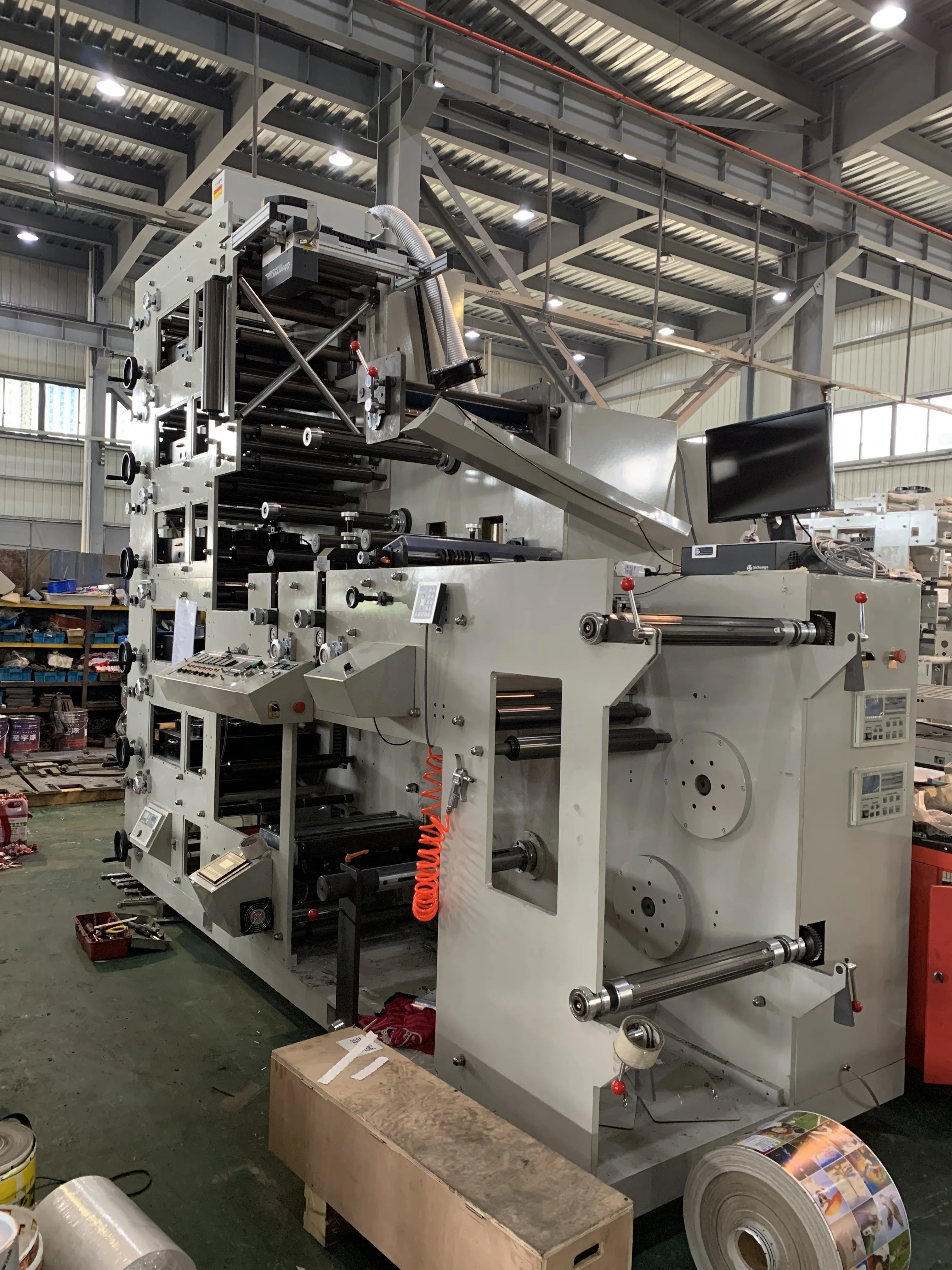 New Design Printing Rewinding Machine for Labels and Paper with Automatic Collection