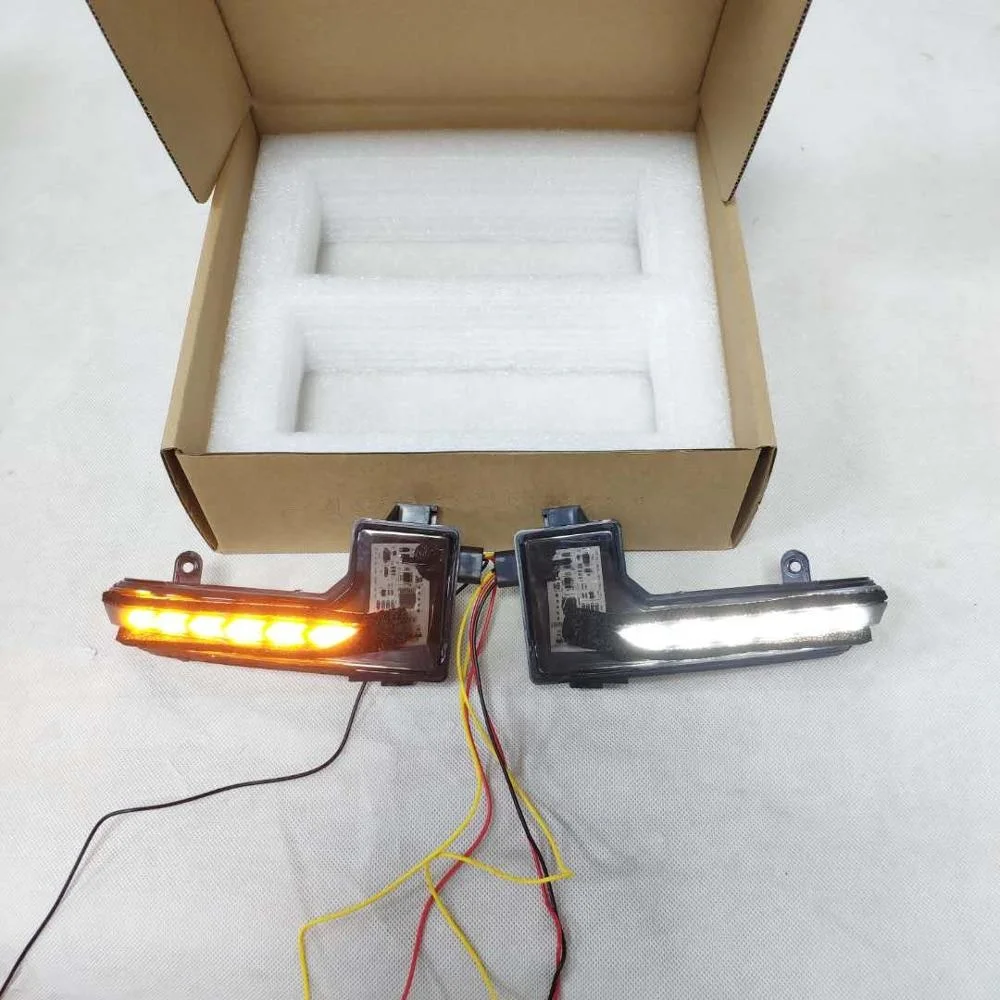 Mazda Axela Atenza 2017-2020 side mirror LED SMOKE BLACK running turn light dynamic function part indicator DRL lamp reflector