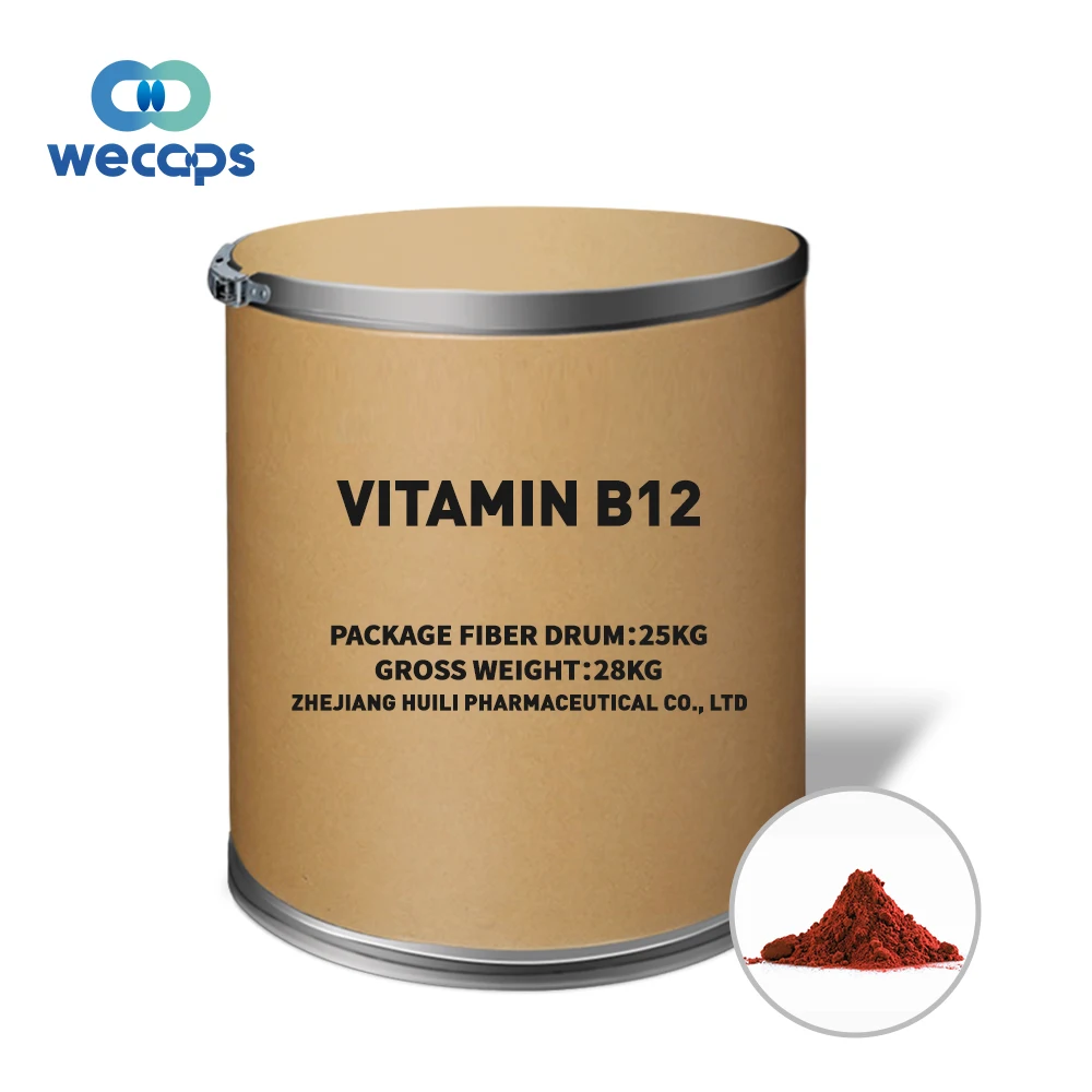 Wecaps 98% Vitamin B12 Supplements Mecobalamine Powder CAS 13422-55-4 Vitamin B12 Methylcobalamin
