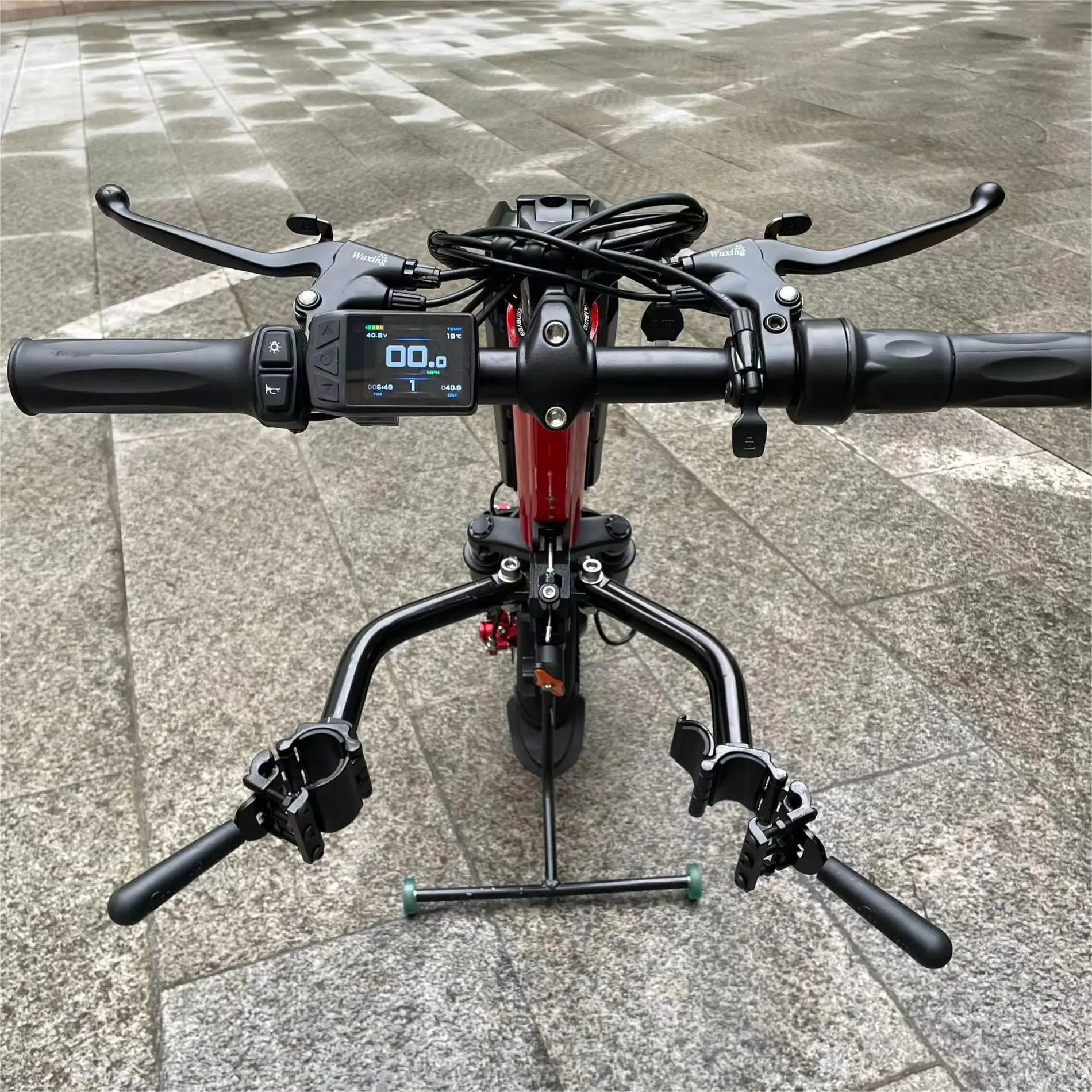 Elesmart Newest12inch high efficiency 500w electric wheelchair handcycle