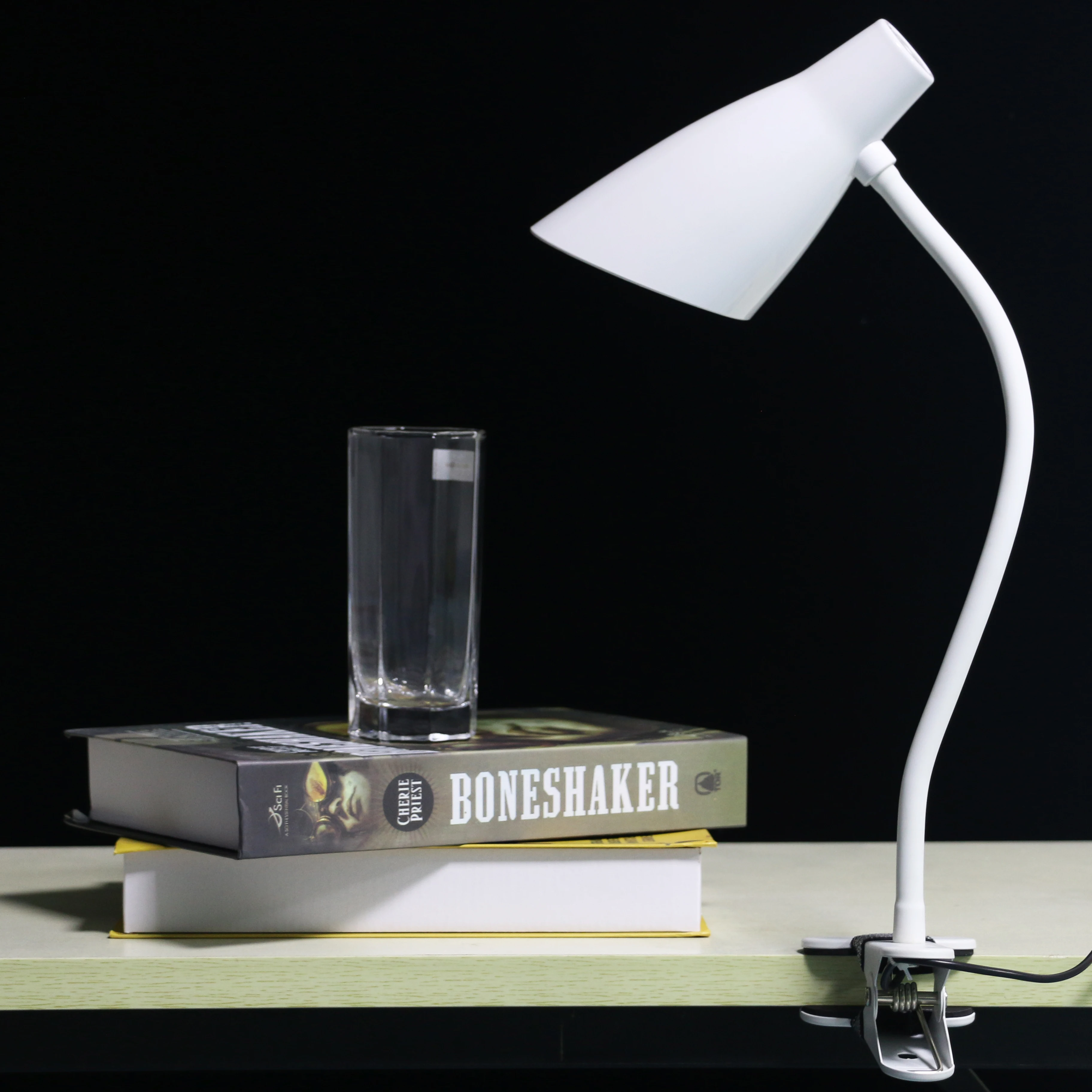 lampshade led nail table lamp 7W clip professional led desk lamp
