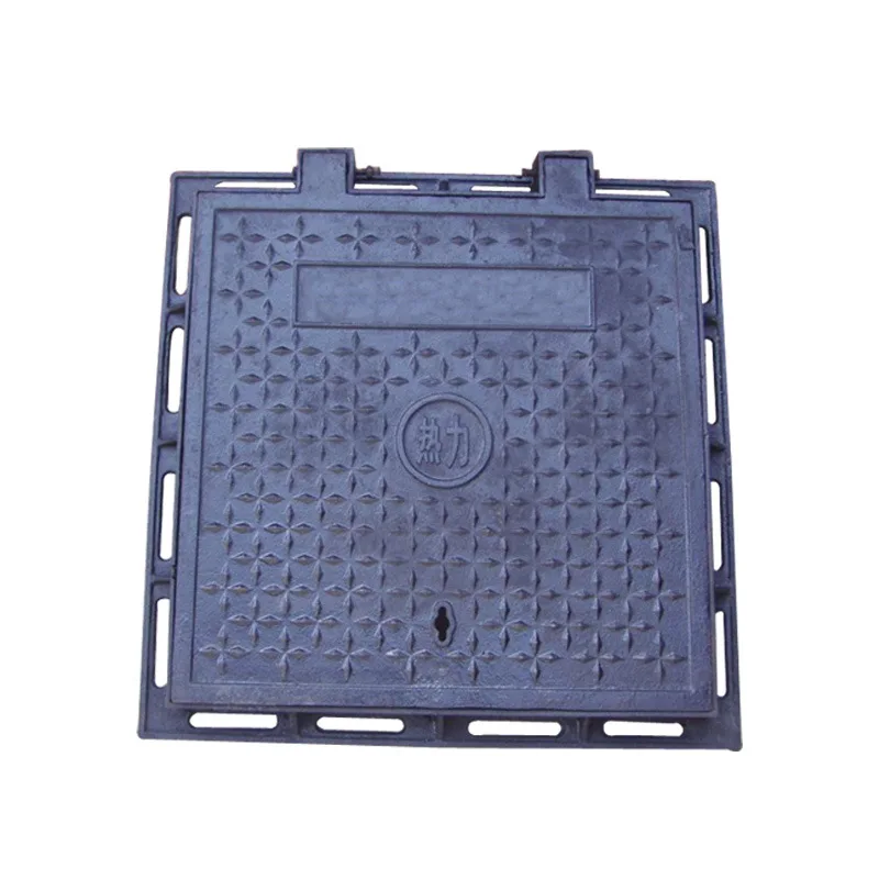 70x70 manhole covers with hinge and lock cast iron manhole covers and frames