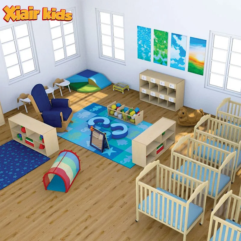 Daycare Kids Classroom Environment Layout Design Furniture Solutions 3D Kindergarten Classroom Design Learning  Early Education