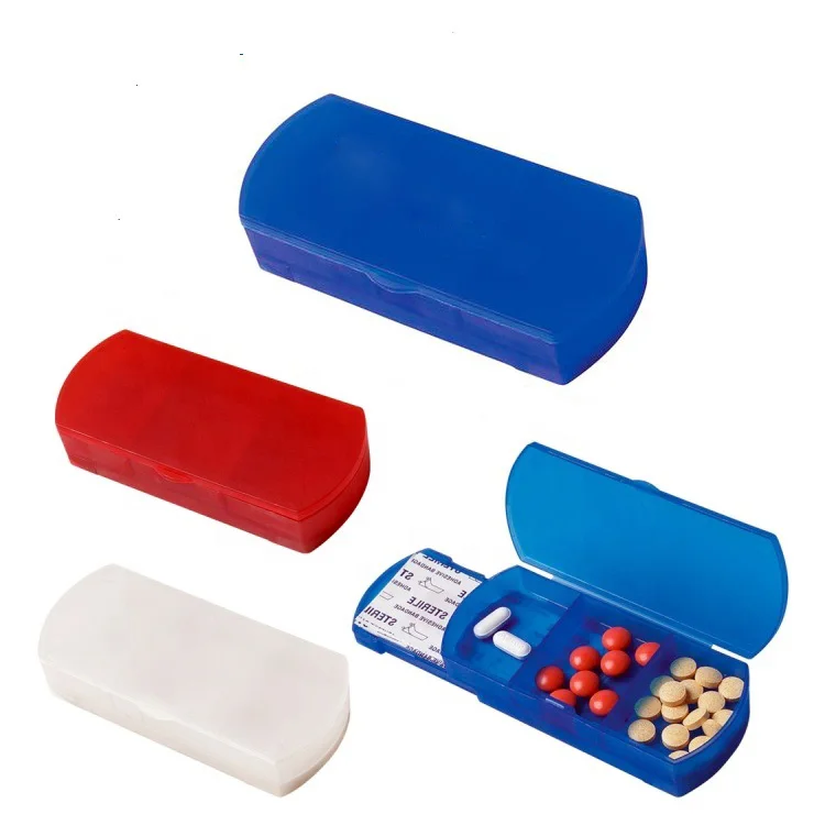 MM-BAB020 Customized Logo Multifunctional plastic pill box with Band-aid Storage Case