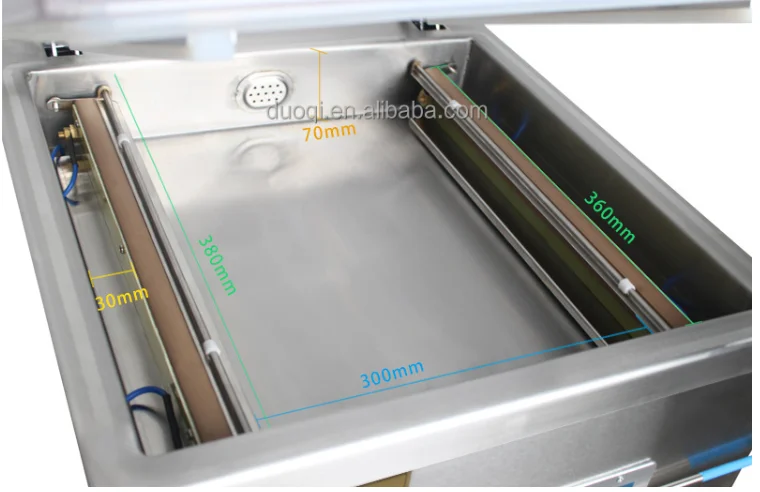 2021 New Design Automatic Vacuum Chamber Nitrogen Gas Flushing Food Vegetable Meat Vacuum Packing Machine