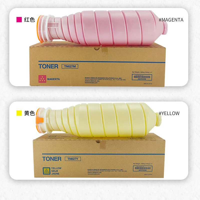 Compatible Copier TN-627 TN627 Toner Cartridge For Konica Minolta AccurioPress C12000 C14000 ACVV130 TN627 Toner
