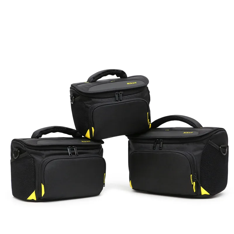 Wholesale Camera Bag, SLR DSLR Canvas Camera Case, Vintage Padded Camera Shoulder Bag with Rain Cover