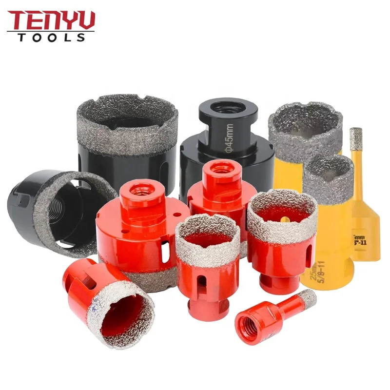 Diamond Tile Dust Glass Tile Drill Hole Saw Blade for Marble Angle Grinder Cutting Hole Saw Drill Bits