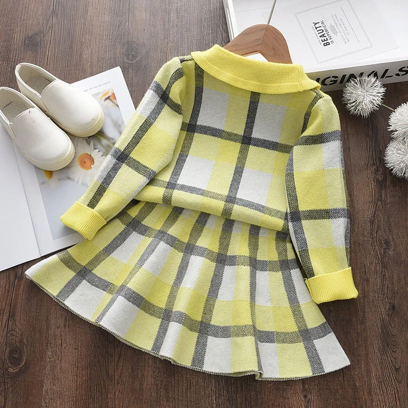 Winter Children Fall Clothing Girls Long Sleeve Kids Autumn Fashion Sweater And Dress Children Coat