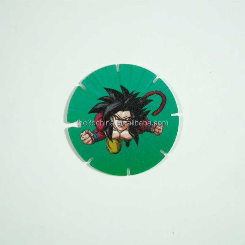 Custom Size Plastic Tazos Custom PP Tazo Lenticular Printing Game Card