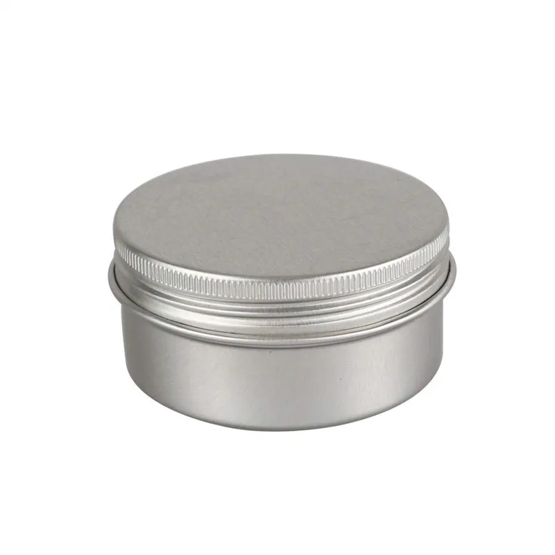 factory Free sample 6 colors Custom Logo Aluminum Jar , Round Aluminum Can , metal Aluminium cosmetic jar cans